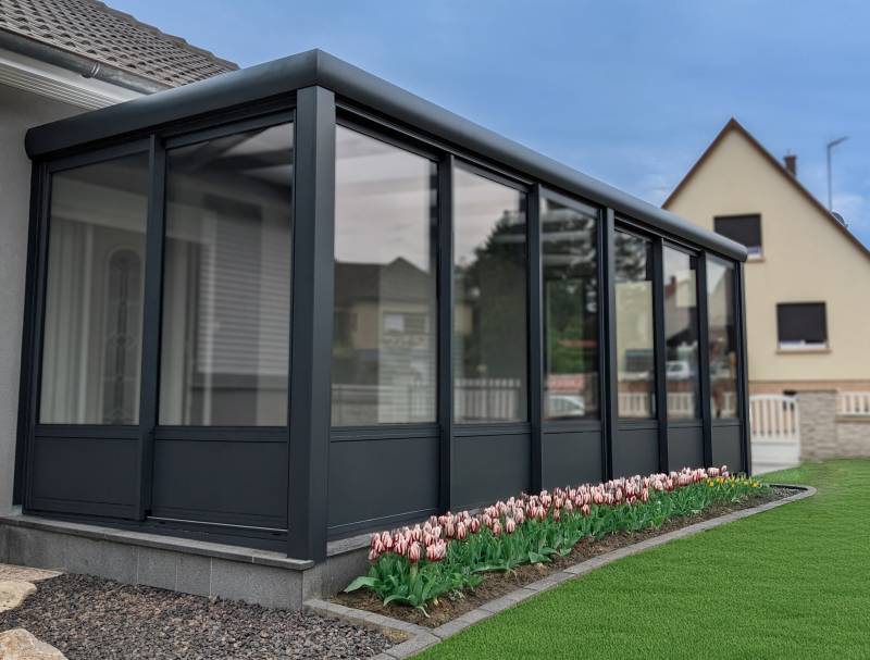 Jardin d'hiver toit 3 pans dans le 57 au environ de Metz