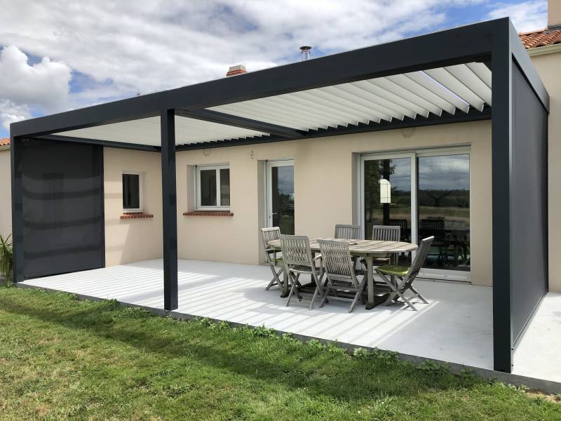 PERGOLA BIOCLIMATIQUE OPALIS 2 TRAMES avec Store
